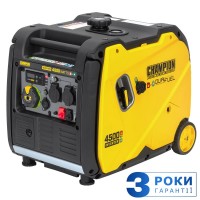 Гібридний інверторний генератор CHAMPION C4500iESG GEN2 (500988-UA)